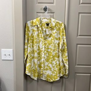 Ann Taylor Floral Essential Shirt